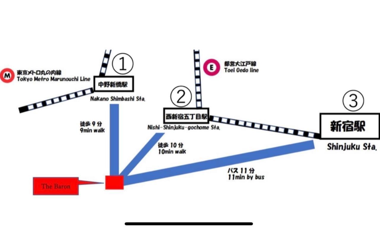 新規オープン・新宿駅2キロ圏内・築3年デザイナーズマンション Токио Экстерьер фото